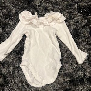 Janie and Jack bodysuit ruffle neck